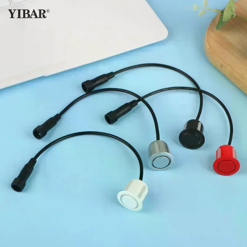 

【YIBAR】Датчик парковки автомобиля 18,8 мм, датчик заднего хода, кабель для обновления, автомобильный задний парковка, водонепроницаемый датчик, звук