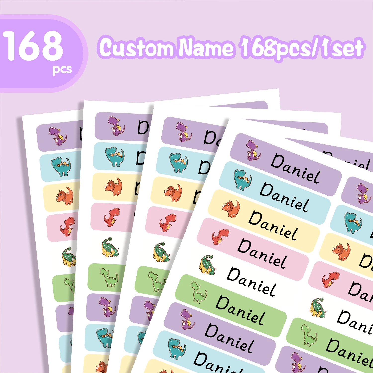 42/84/126pcs animal Bottom Stickers Custom Tag Custom Label Customizable Patches For Office Supplies, Water Bottle Sticker