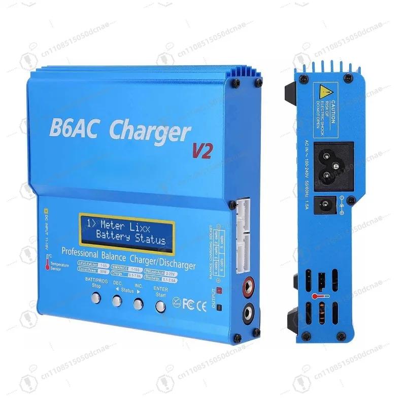 

Интеллектуальное зарядное устройство B6AC V2 80W для высоковольтных литиевых аккумуляторов авиамоделей с функцией проверки внутреннего сопротивления