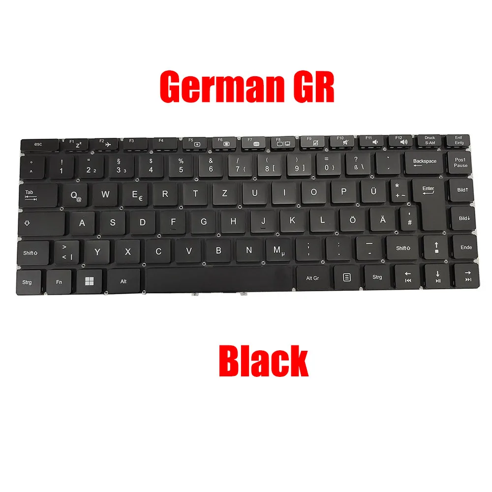 

Клавиатура для ноутбука CEPTER DREAMBOOK N540-01 N54001 15,6 без рамки, немецкая GR \ Nordic NE