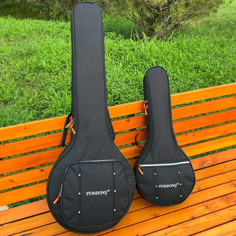 

4-струнная сумка-банджо из ткани Оксфорд, портативная утолщенная водонепроницаемая износостойкая сумка-банджо на плечах, аксессуары для музыкальных инструментов