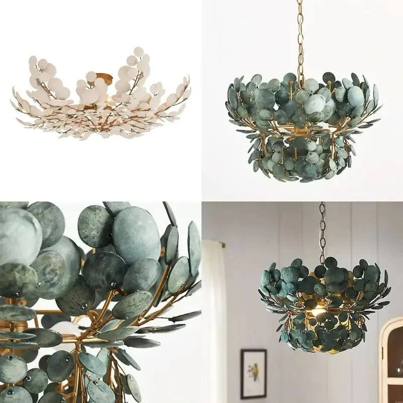 High Quality Modern Creative Small Antique Nordic Coconut Chandelier Indoor Hotel Stairs Bedroom Living Room