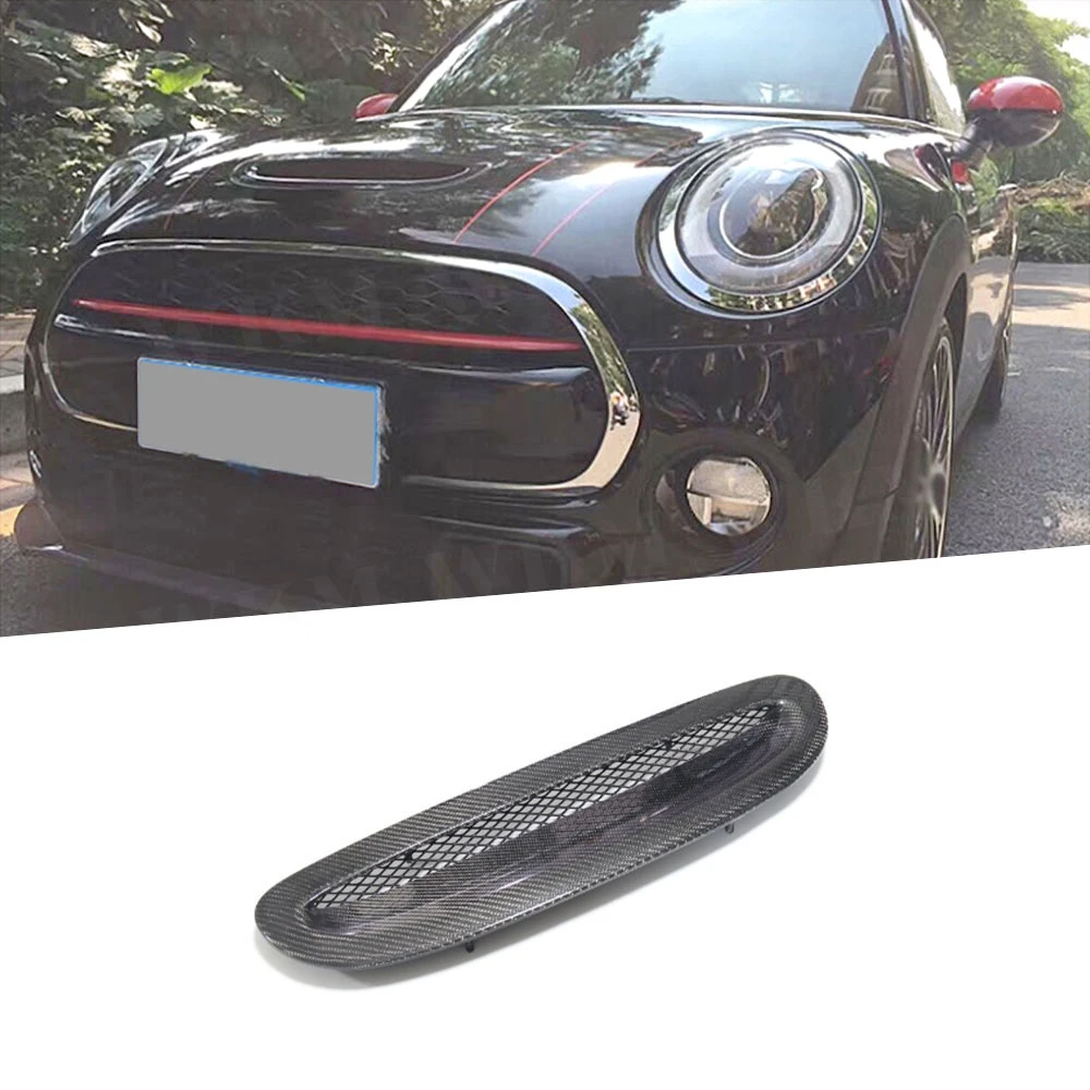 

Dry Carbon Fiber Front Bumper Engine Cover Intake Trim Decoration For BMW Mini F55 F56 F57 CooperS 2014-2022 JCW