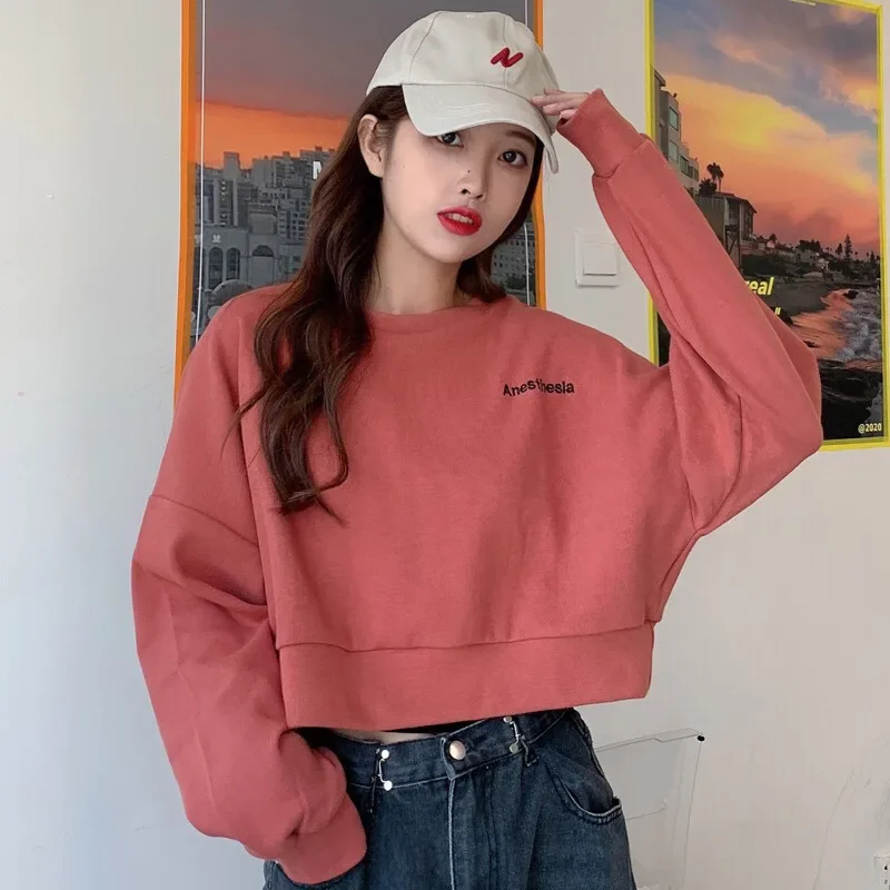 

Толстовки женские, женская одежда для девочек, популярная корейская одежда с длинными рукавами, рождественская осень, эстетичная женская одежда на молнии Y2K Ins