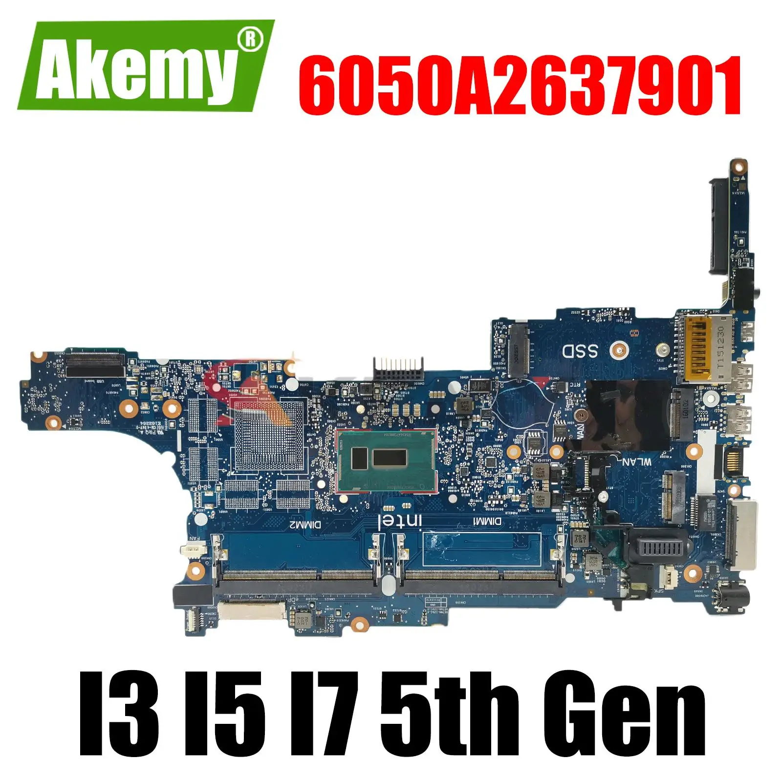 

For HP Elitebook 840 G2 850 G2 Laptop motherboard Mainboard with I3 I5 I7 5th Gen CPU 6050A2637901 Motherboard TESTED DDR3