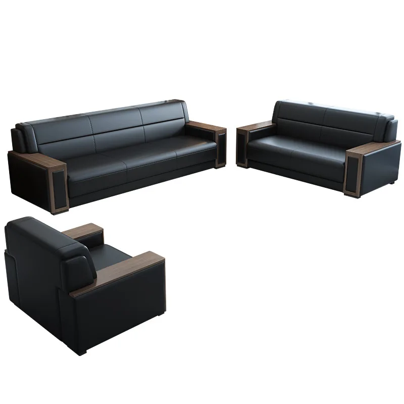 

Office sofa, simple modern set coffee table combination sofa