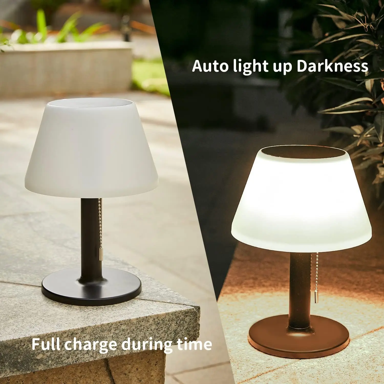 Outdoor Camping Table Lamp Intelligent Solar Charging Villa Waterproof Cafe Villa Courtyard Lawn Room Exposed Table Lamp