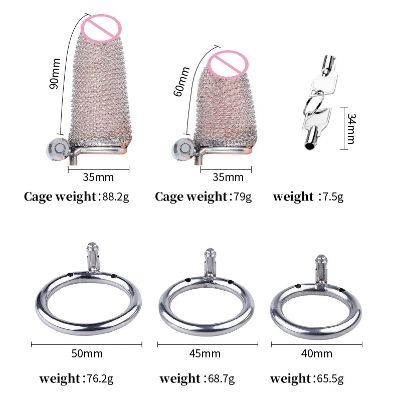 جهاز قفص مكافحة العفة للرجال ، التحكم في القضيب ، حلقة الديك ، سهل الارتداء ، قفص مريح ، جديد ،