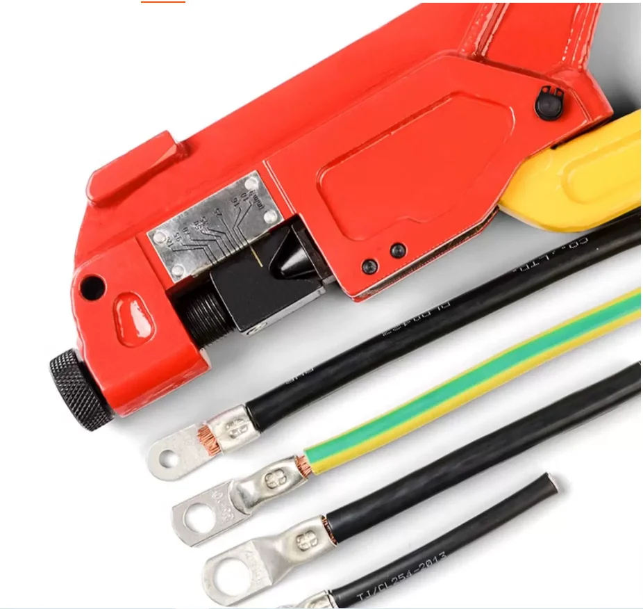 

Клещи для обжима медных проводов, ручные, с функцией точечного обжима, модель TM-120