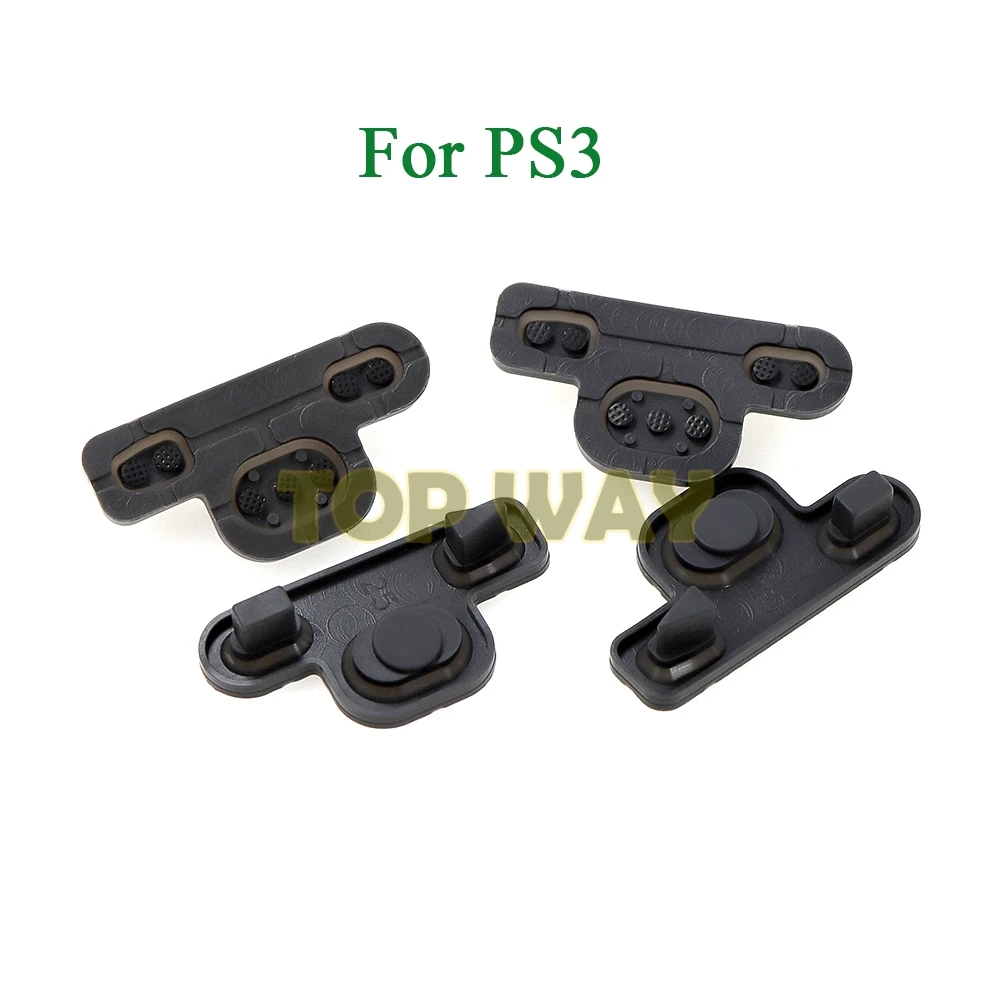 200PCS Electric Conductive Conducting Silicone Rubber L1R1 L2R2 Buttons Dpad For PS3 Controller Joypad Repair Parts