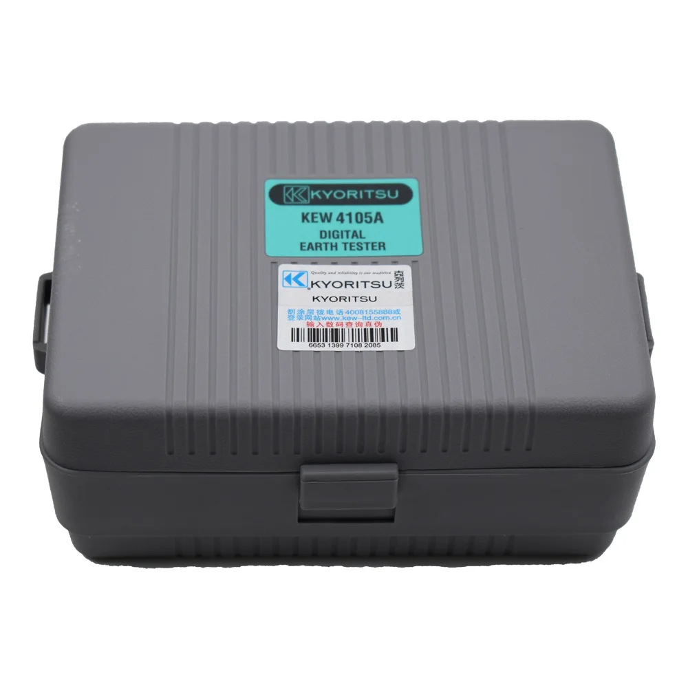 Original KYORITSU 4105A Digital Earth Resistance Tester KYORITSU KEW 4105A Digital Earth Tester Multimeter Resistance Meter