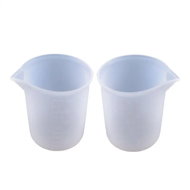 With Scale Convenient Cooking Durable Portable Home Silicone Health Security Wear Resistance Kitchen 100ml Simple Transparent