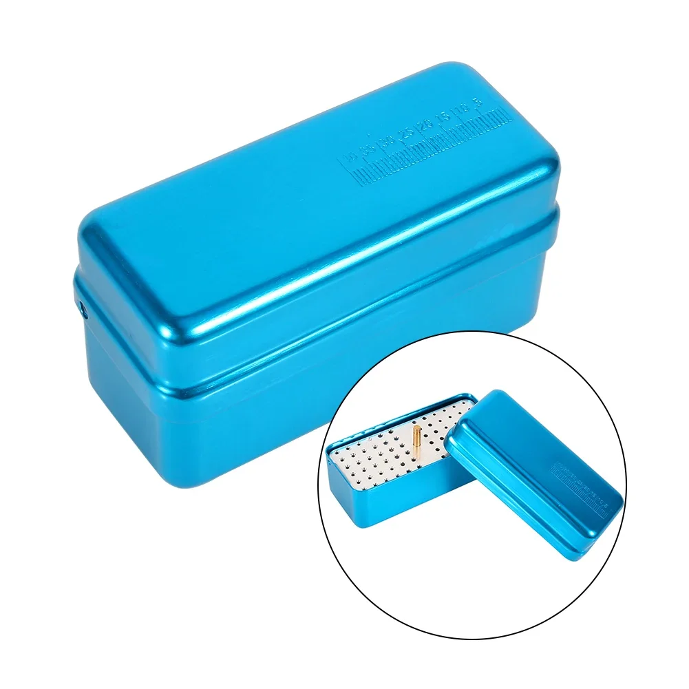 

72 Holes Aluminium Alloy Sterilizer Case Dental Use Holder Disinfection Box