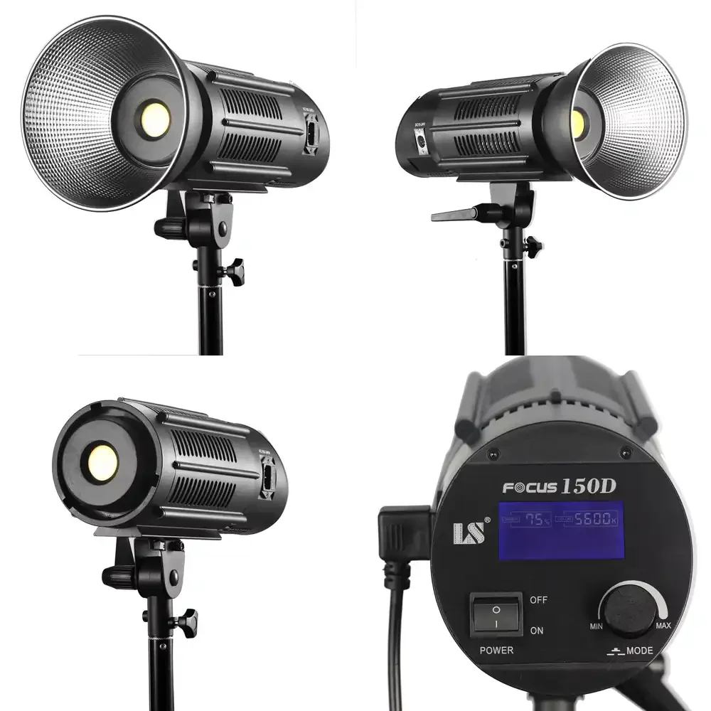 

Светодиодный фотоосветитель Focus 150D, 50 Вт, компактный светодиодный видеосвет для интервью