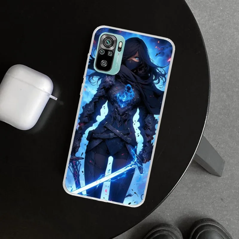 Worrier Girl Mobile Cell Phone Case for Xiaomi 13 Lite 12 11T 10 9 Redmi Note 12 11 10 10S Pro 9 9A 8 Clear Phone Cover Funda