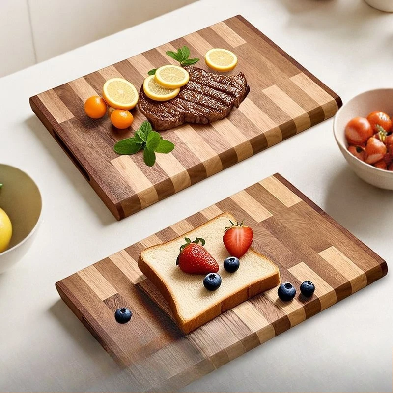 Acacia Wood Splicing Chopping Board Damp-proof Double-sided Cutting Boards Mats Anti-mold Kitchen Tools Wooden Cutting Board