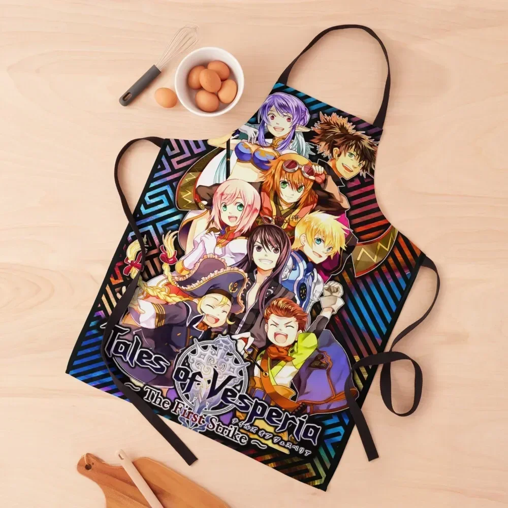 tales of vesperia Apron kitchen gadgets manicurist Men's Kitchen for home useful pieces Apron