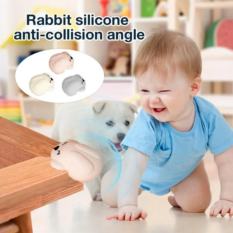 Silicone Corner Protector Baby Safety Puppy Table Corner Protector Sticker Anti-collision Corner Guard Edge Guard For Furniture