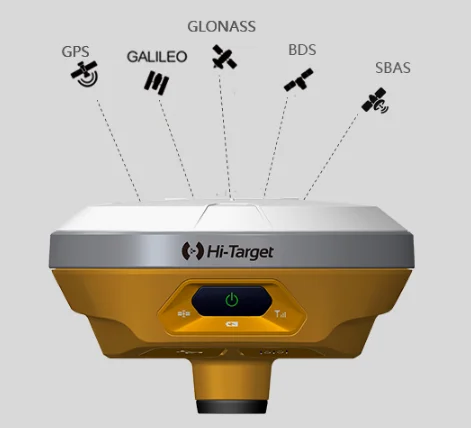 Intelligente Gps Survey Apparatuur Rtk Dual Frequentie Gnss Base Of Rover Bouw Landmeetkundige Instrument