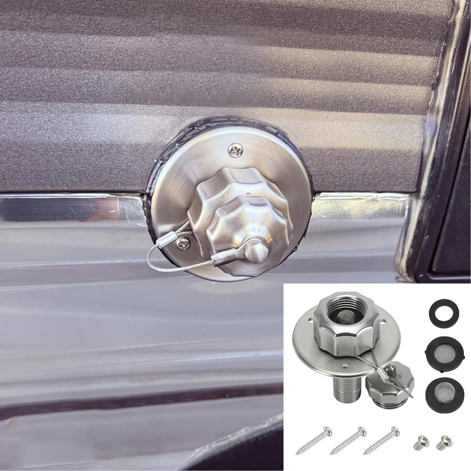 Check valve RV water inlet replacement part RV water inlet replacement part RV water inlet connection RV city water inlet