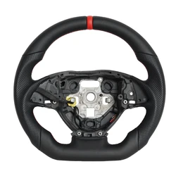 Full Leather Steering Wheel For Chevrolet Corvette C7 z06 2014 2015 2016 2017 2018 2019 Steering Wheel Perforated Leather