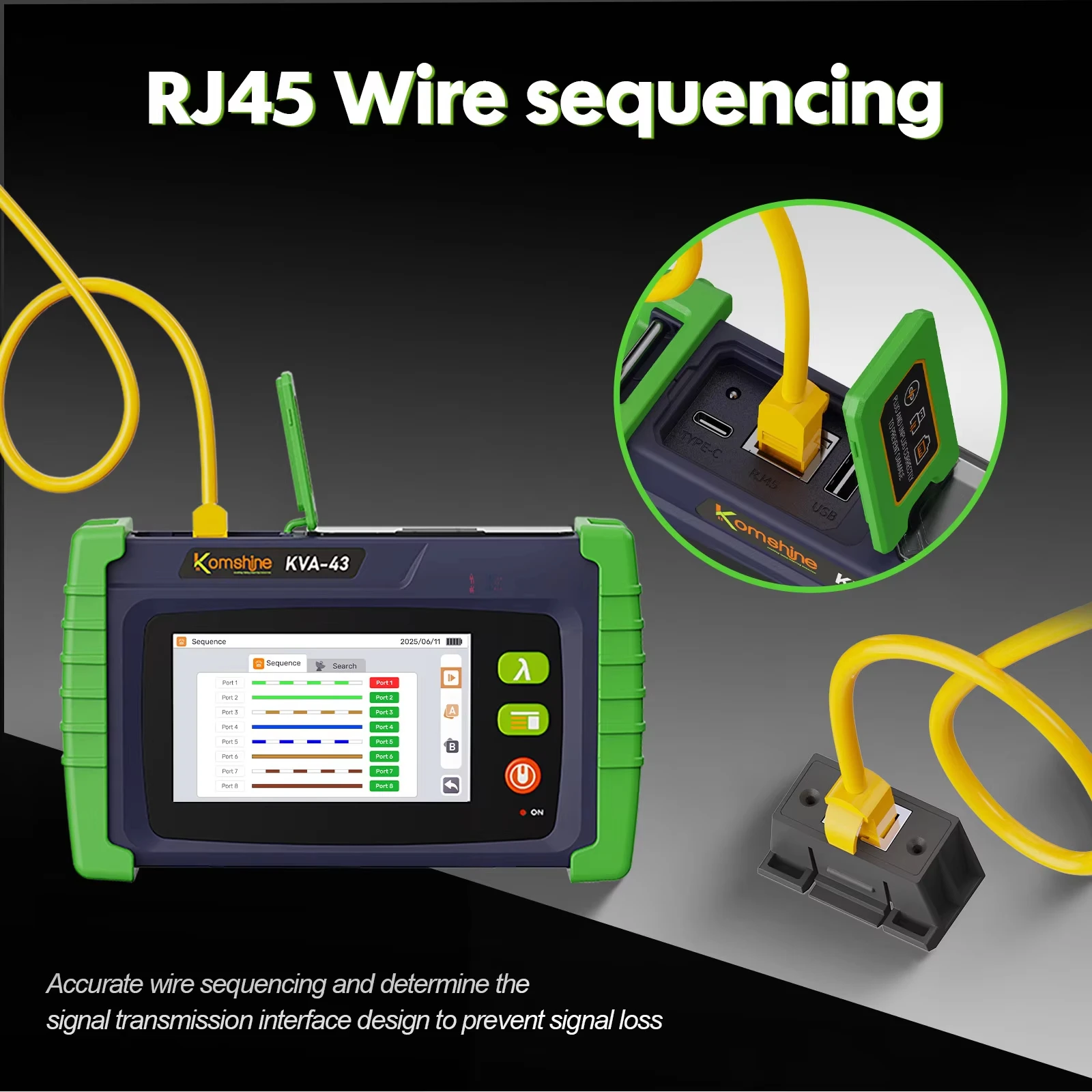 Komshine KVA-43 Optical Attenuator Calibration Wavelengths 1310 1550nm Peak Attenuation 40dB 80dB Insertion Loss Less than 2dB
