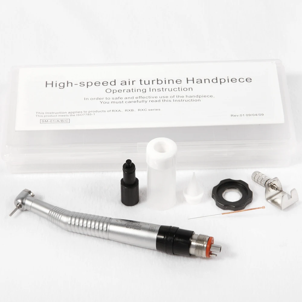 Dental Handpiece Mini Pedo Head  Latch Manual High Speed Handpiece With 4Hole 360 °Swivel Quick Coupler