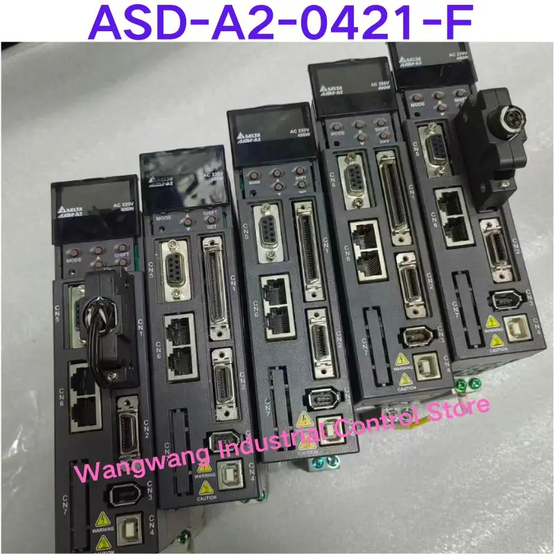 Second-hand test OK , Servo Drive ASD-A2-0421-F, 400W