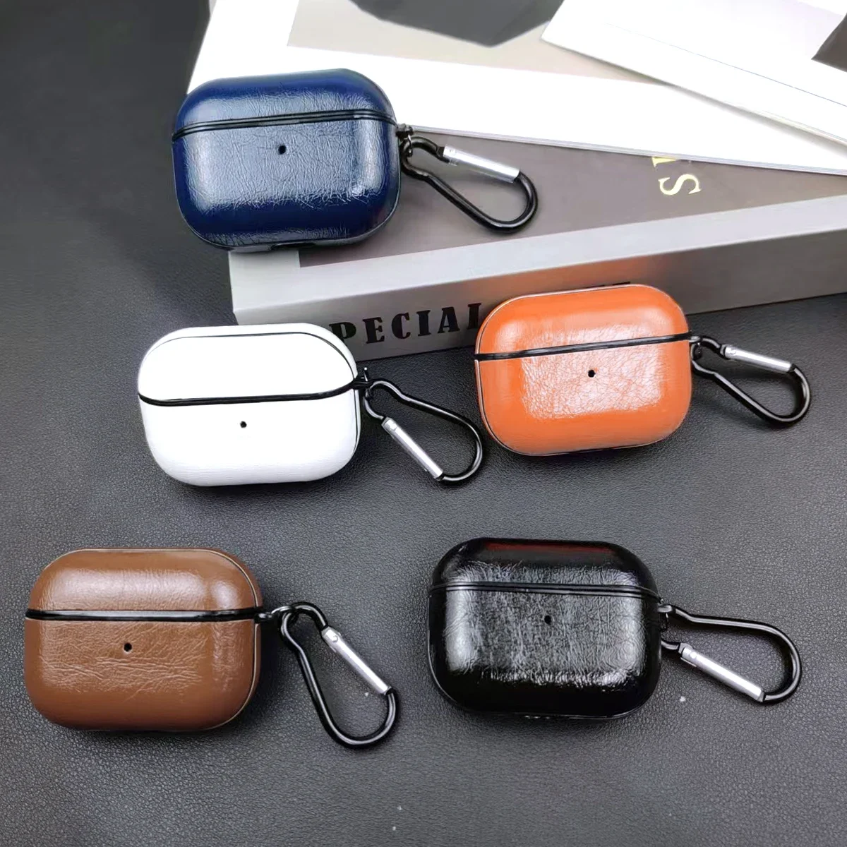 

Чехол для наушников Pro3, защитный чехол для беспроводных наушников Bluetooth из кожи, подходит для AirPods 1/2/3/4/Pro/Pro2