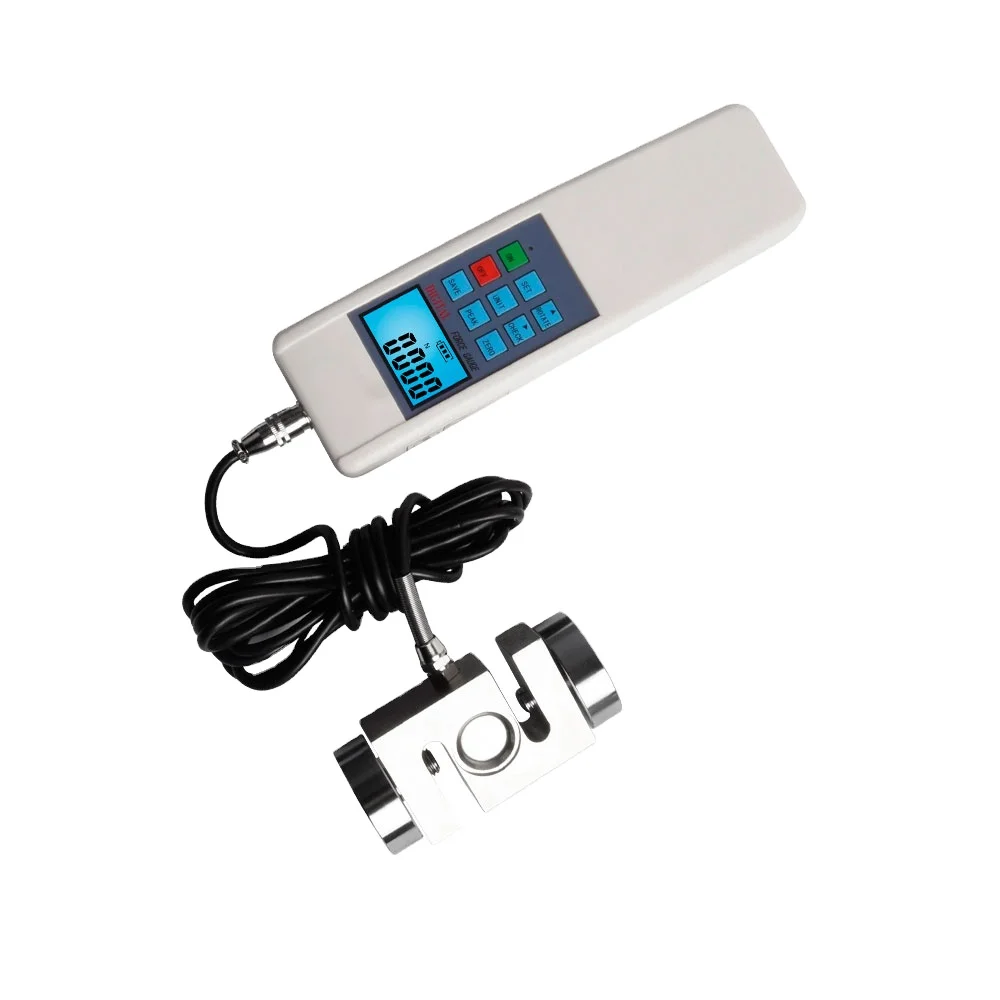 HF-3K 3000N/300kg Digital Display Push-Pull Force Gauge with S Type Load Hold HF-3000