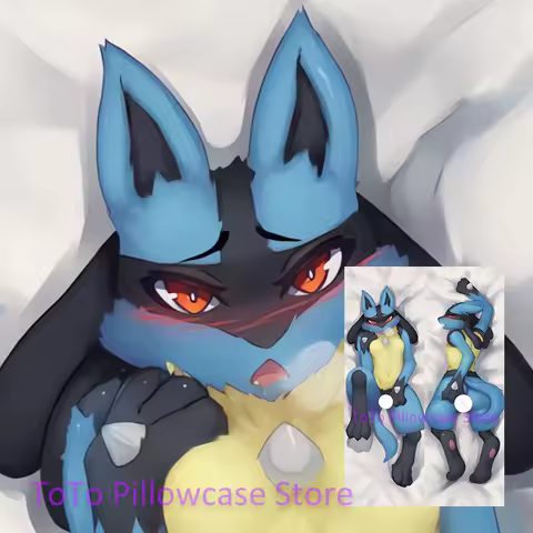 Dakimakura Luca Furry Body Pillow Case Anime Life-size 2WAY Hugging Pillow Cushion Cover