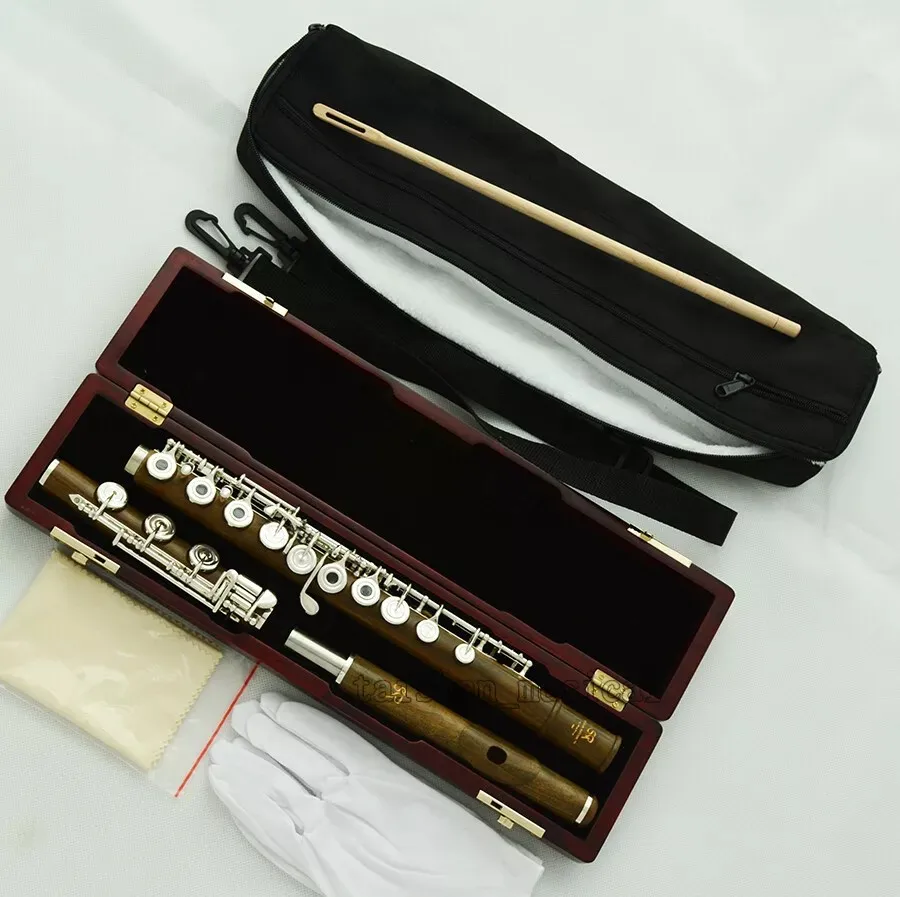 

Профессиональная флейта из зеленого сандалового дерева, ключ С, с накладками B и Split E, итальянские подушечки, новая, 2026 год, 16 дырок