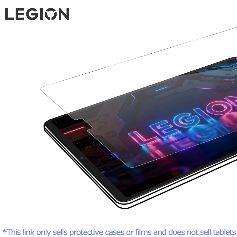 Oryginalny zestaw ochronny Lenovo Y700: etui folio, szkło hartowane, folia ochronna na ekran do Legion TAB Y700 Gen3 Gen4 Gen5 — zdjęcie produktu 4