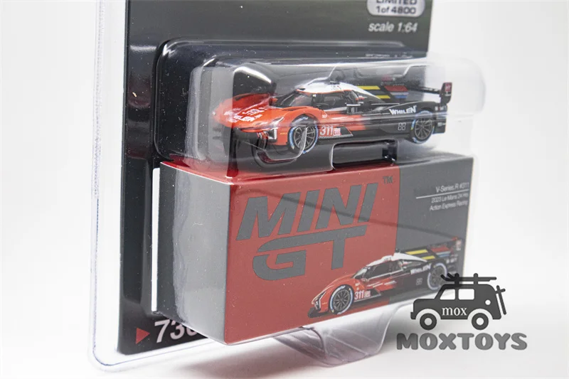 MINI GT Mijo Exclusives 1:64 V-Series.R NO.311 Action Express Racing Diecast Model Car