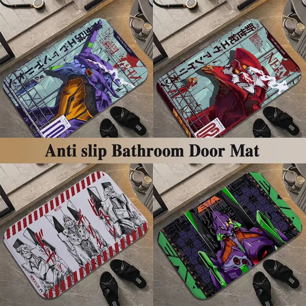 

E-Evangelion Floor Mat Printed Large Carpets Room And Bedroom Carpets Bathroom Anti Slip Door MATS Small Carpets