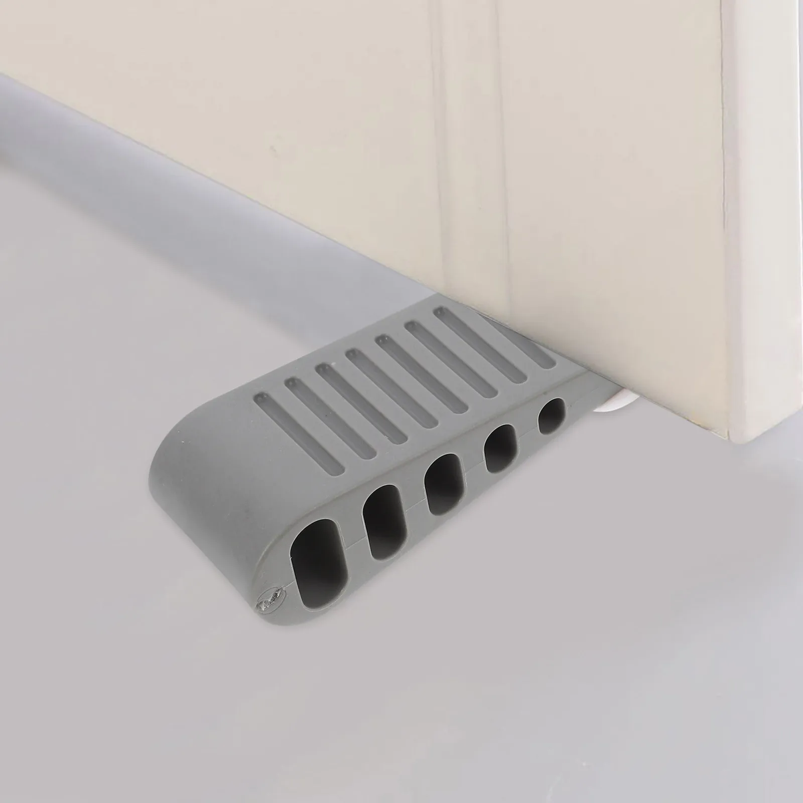 3Pcs Door Stopper Anti- Rubber Door Stops Floor Mounted Adjustable Length Heavy Duty Wall Protector for Home Safety