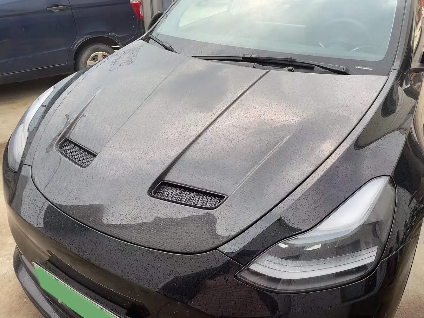 Carbon Fiber Car Hood For Tesla Model Y IMP Performance 2021-2023