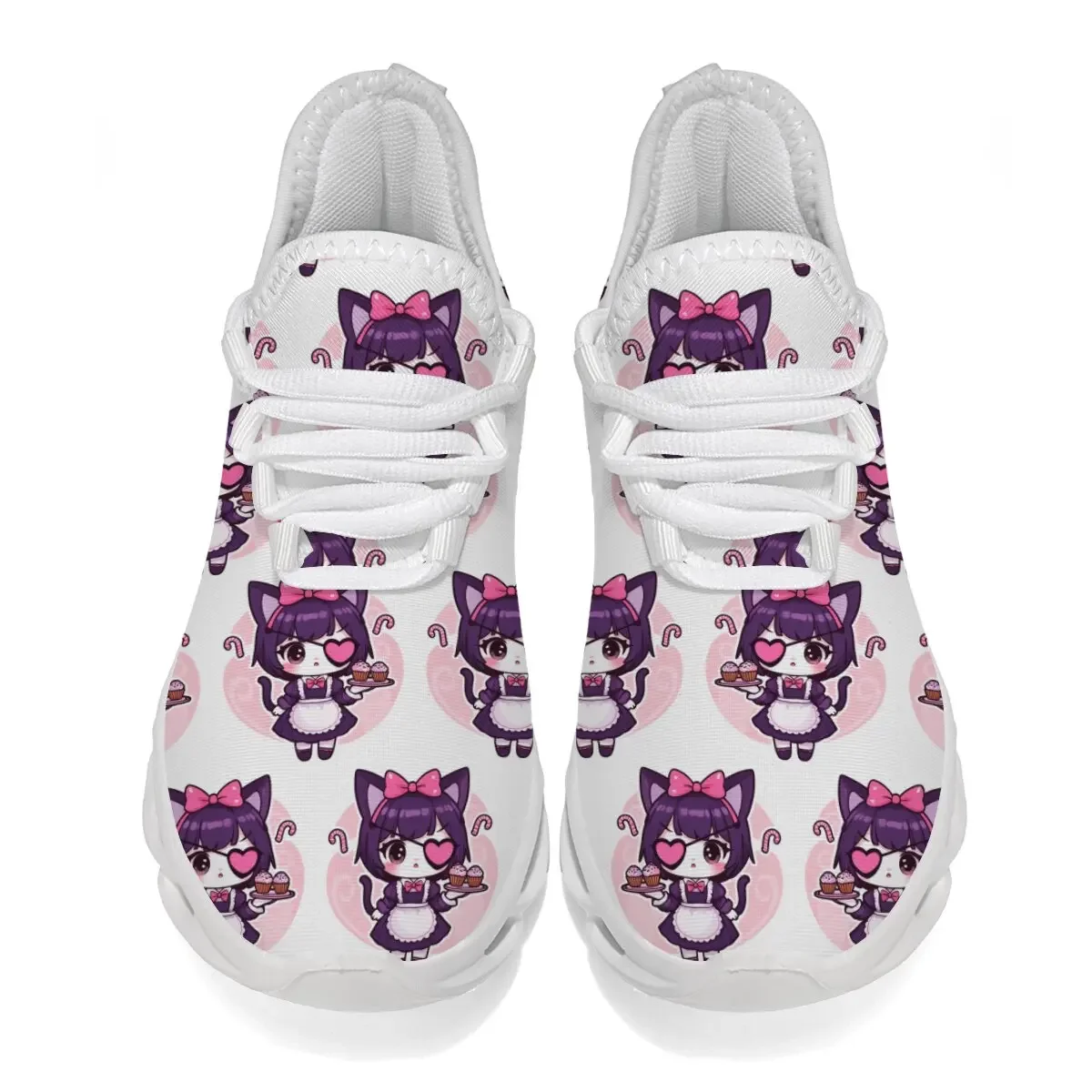 

Детская спортивная обувь с рисунком Hello Kitty, мультяшный дизайн, модная и универсальная всесезонная повседневная прогулочная обувь на плоской подошве