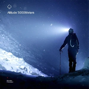 5 wiederaufladbare LED -Taschenlampe im Jahr 18650 Batterie Starkes Licht Camping Adventure Fishing Head Lighthouse 6 Hauptverkäufe führten Lanter mit kostenlosen Versand - №3