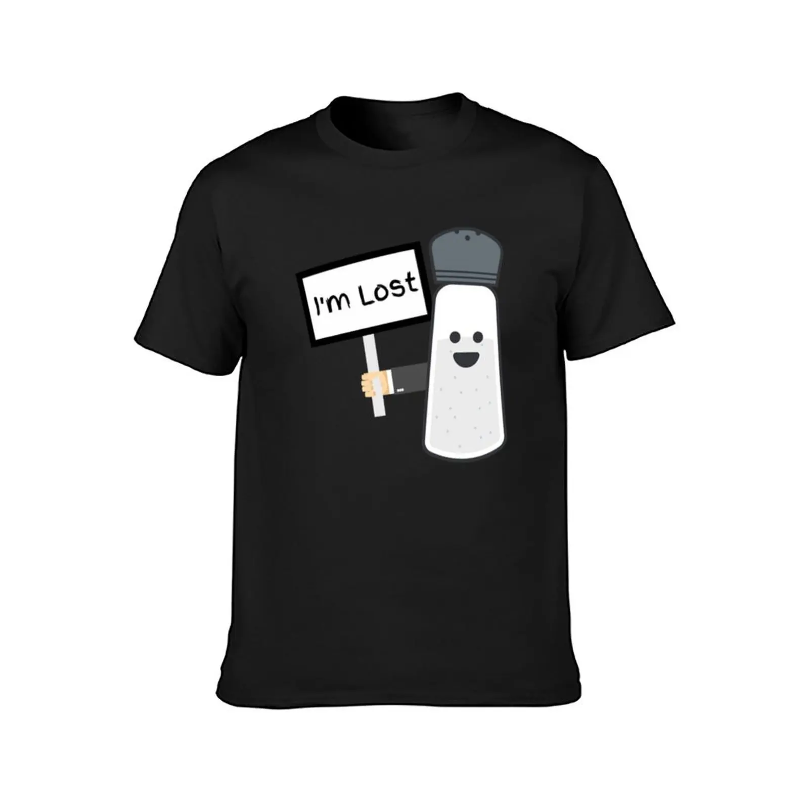 Lost shaker of salt Fitted V-Neck T-Shirt tops boys animal print mens graphic t-shirts funny