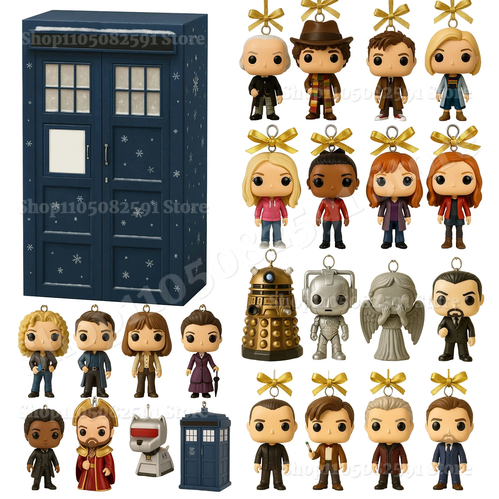 تقويم القدوم الجديد لعام 2025: مقتنيات الإصدار المحدود - العد التنازلي لمدة 24 يومًا مع شخصيات صغيرة لمحبي لورد الزمن #1