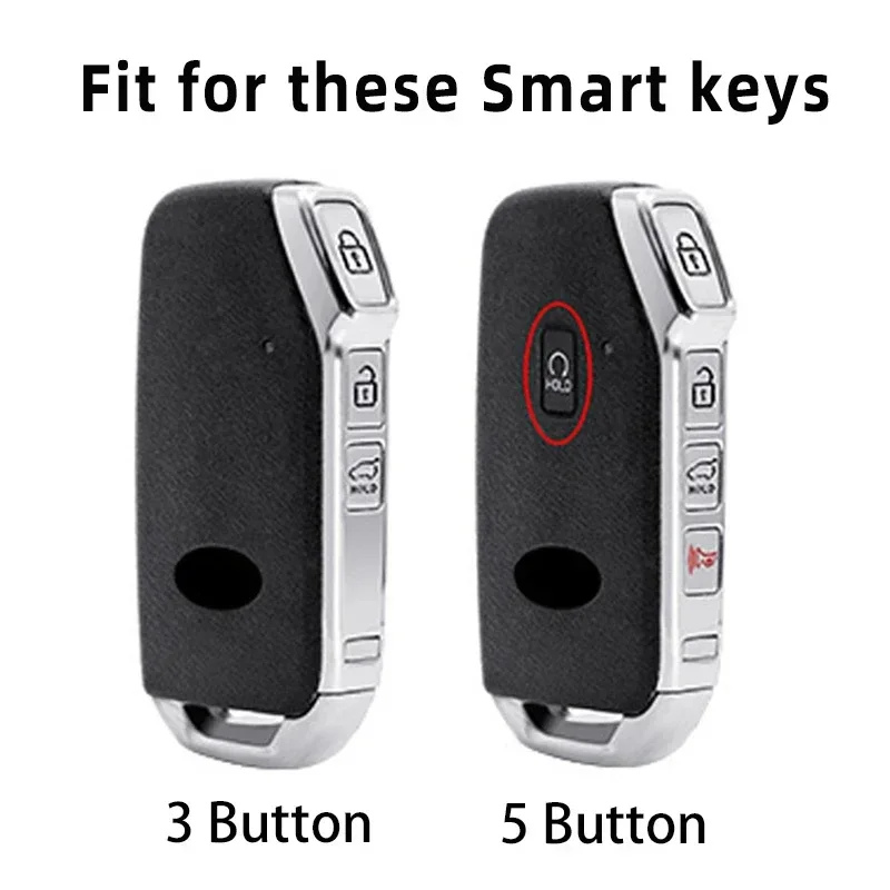 TPU Smart Car Key Case Cover Shell For Kia 2024 Seltos Ex 2023 Sorento Sportage 2022 2023 XPro Telluride 2020 2022 K5 GT Forte