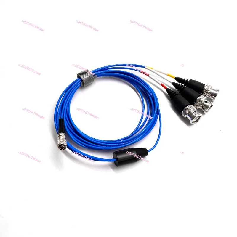 

1/4-28 UNF to BNC four-core connector for PCB three-axis sensor vibration acceleration cable customization