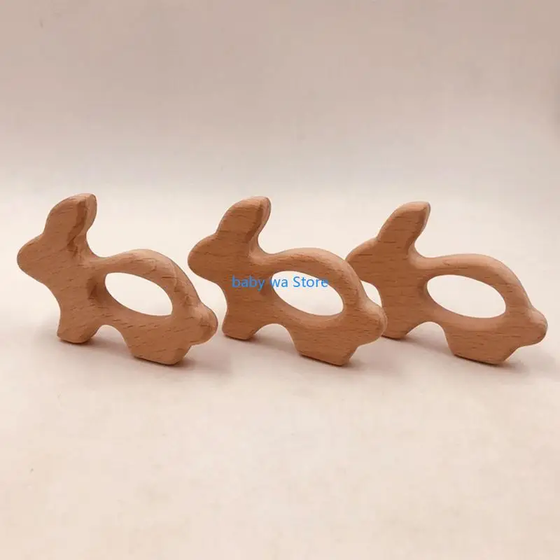 

Teething Rattle Ring Animal Pacifier Nursing Teether for Infant 0-3-12M 4XBD