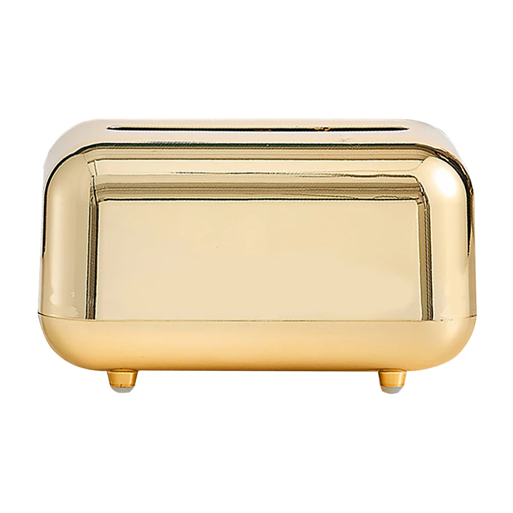 데스크탑 티슈 박스 심플한 ABS 소재 모던 디자인 가정 및 사무실 장식 다기능 티슈 홀더 편리한 수납 케이스