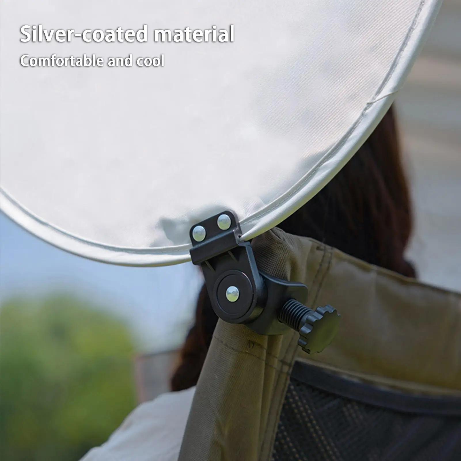 

Портативный складной регулируемый тент-навес для пляжного кресла, для использования на открытом воздухе, для газона, кемпинга, патио, бассейна, походов, каякинга