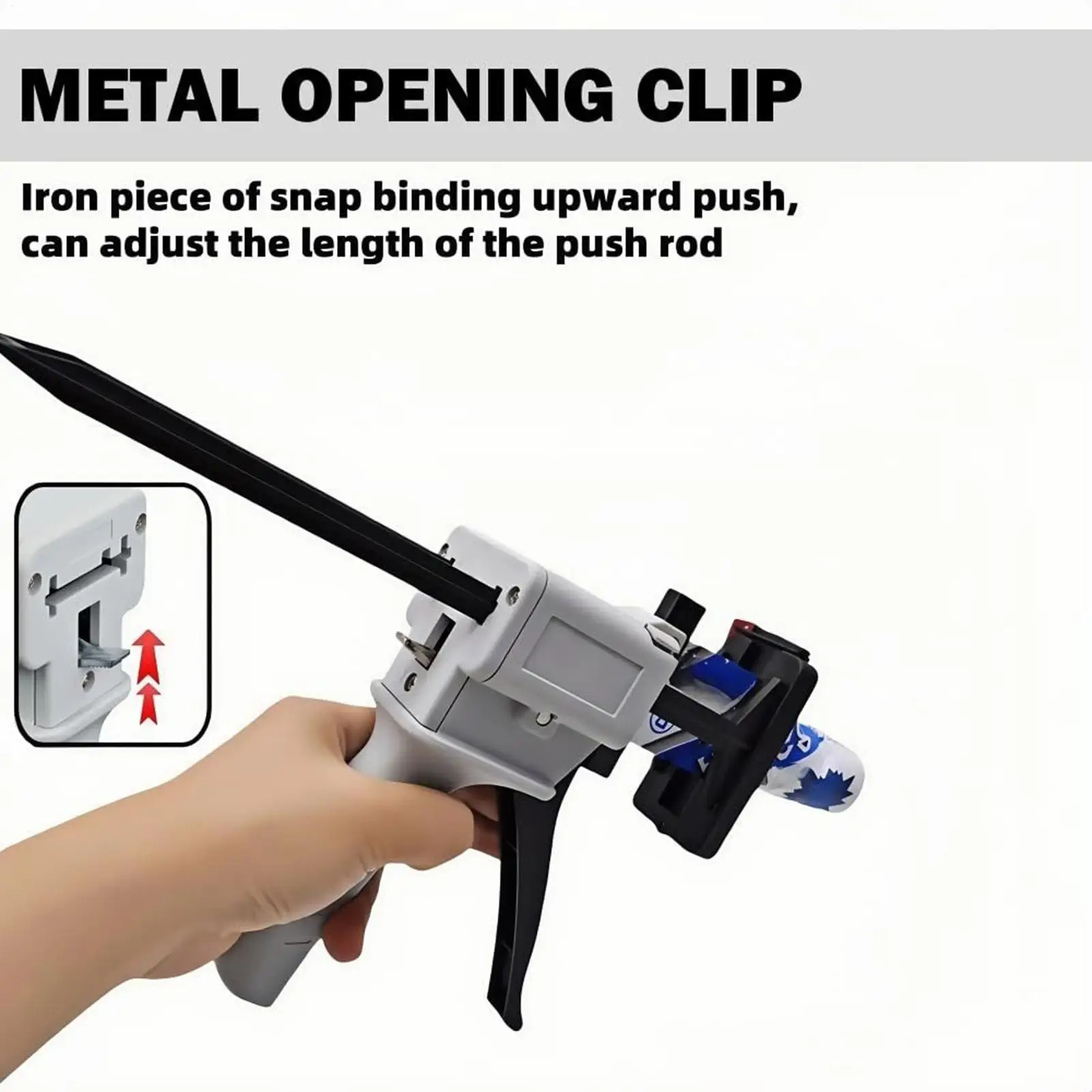 

Инструмент для выдавливания трубок, эргономичный ручной дозатор клея, товары для дома для промышленных морских ежедневных картриджей для герметика, ремонт крема