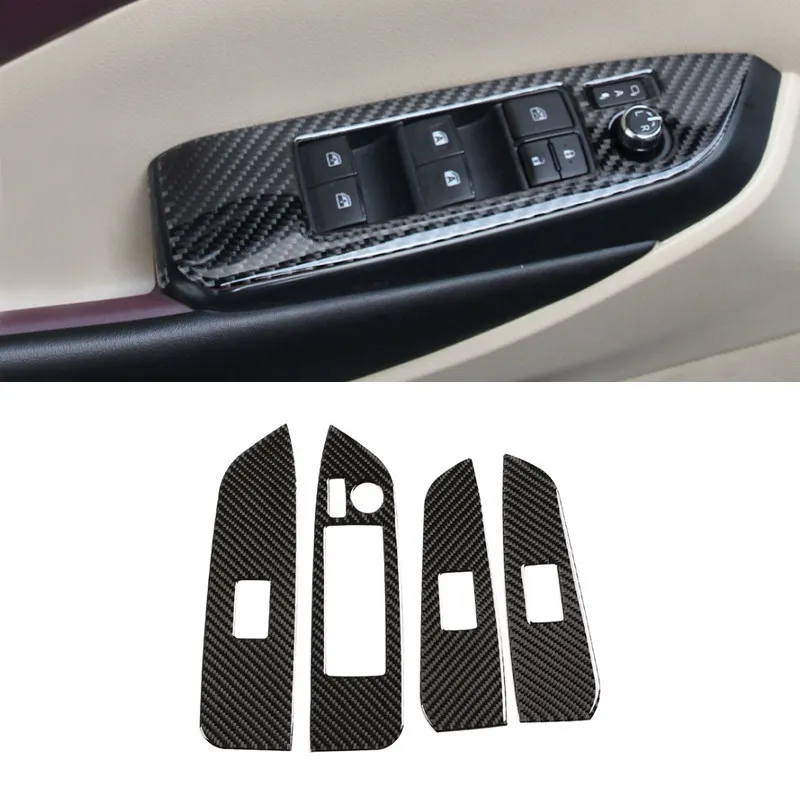 for-toyota-highlander-2015-2016-2017-2018-car-carbon-fiber-door-window-lifter-control-switch-button-frame-cover-protective-trim