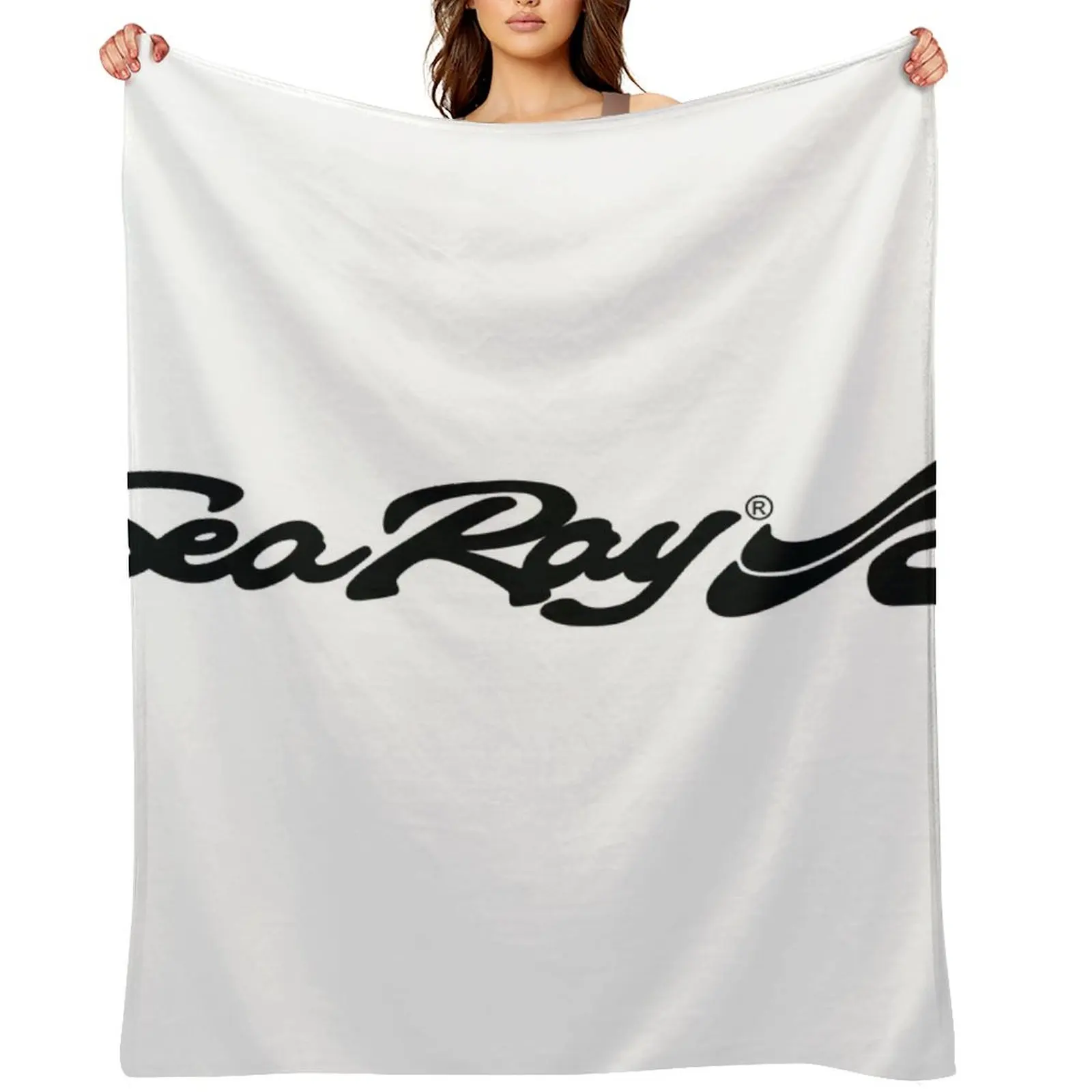 

SeaRay Boats logo Throw Blanket Decorative Sofas Polar Vintage Soft Big Blankets