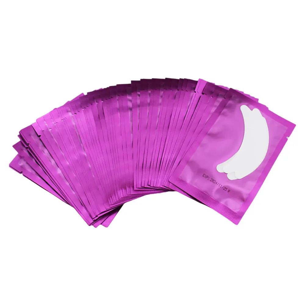 ZSZZS 50 pairs of eyelash extension butterfly foam hydrogel eye mask implantable false eyelash gel pad sticker makeup tool